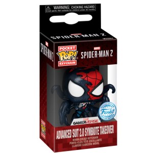 Pocket POP Keychain Marvel Spider-Man 2 Advanced Suit Symbiote Takeover